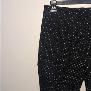 J. Jill Black with White Squares Dress Pants